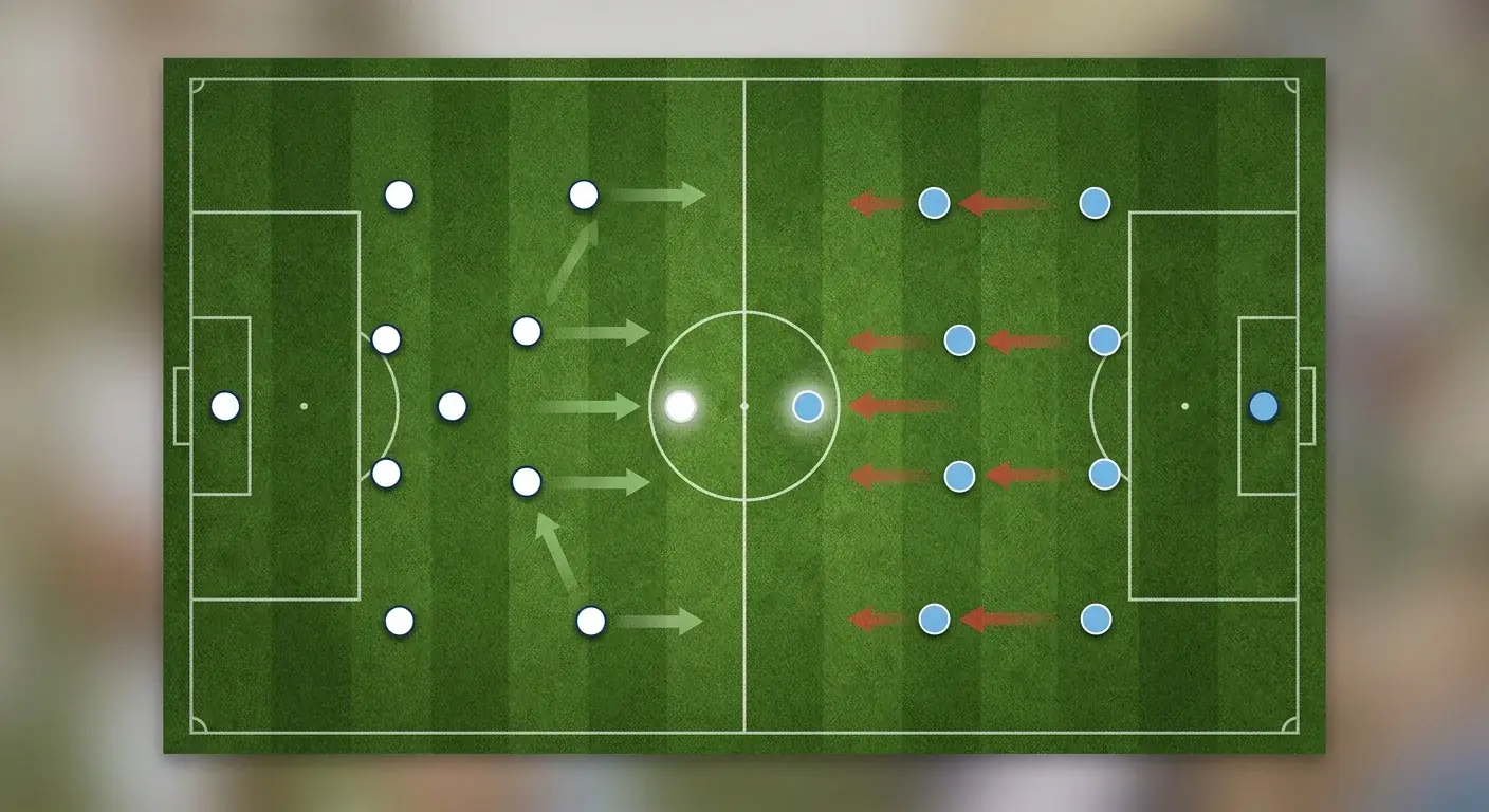 Taktischer Vergleich der voraussichtlichen Aufstellungen mit Kane und Messi als Schlüsselspieler