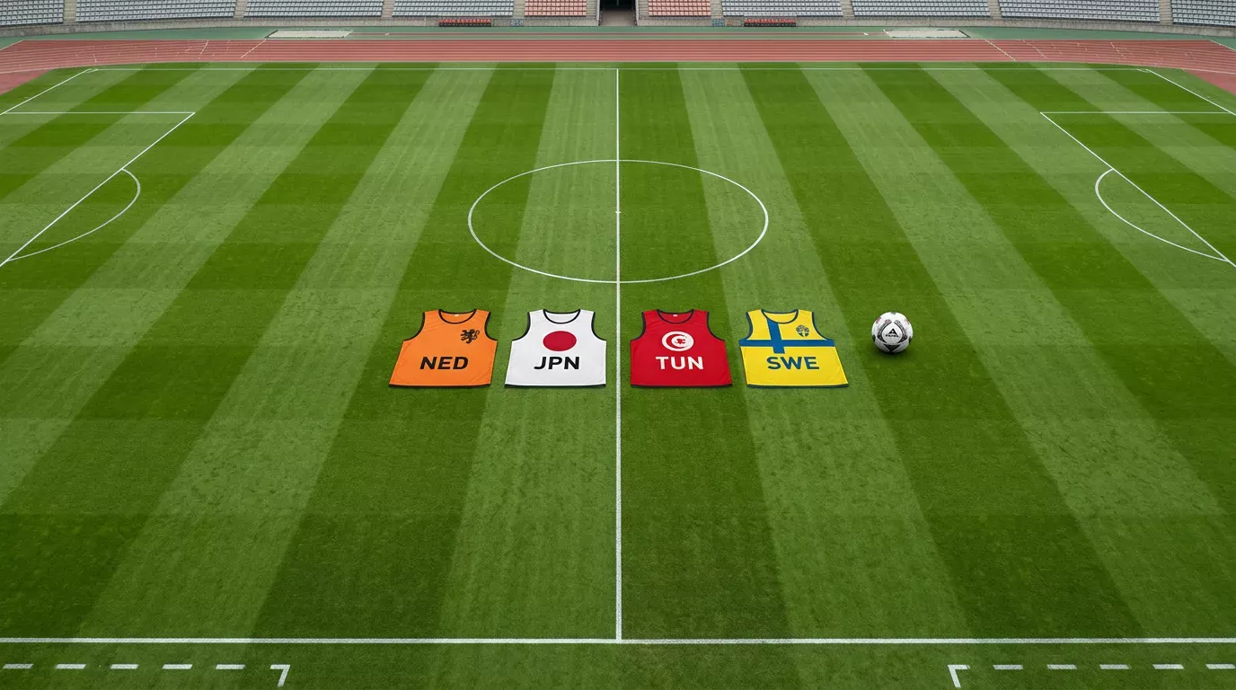 WM 2026 Gruppe F mit Niederlande, Japan, Tunesien und Schweden